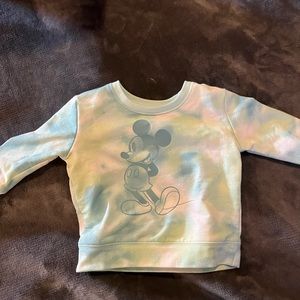 Disney Mickey Mouse Tie-dye Sweatshirt 9 months